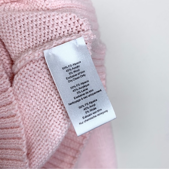 Rachel Antonoff Banana Split Alpaca Wool Blend Sweater (Sz S) Light Pink - Picture 13 of 13